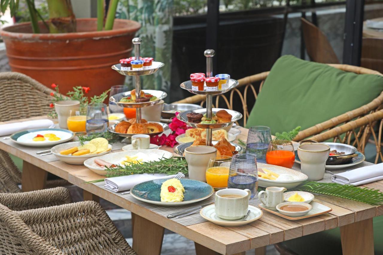 Hotel Jadali & Spa Marrakesh Ngoại thất bức ảnh A breakfast table